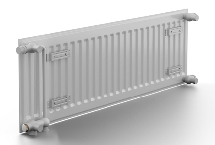 Радиатор стальной панельный с толщиной стенки панели 1,4 мм однорядный с одним конверторным оребрением с нижней подводкой c термовставкой RA-N Danfoss вместо PRADO UNIVERSAL T D 11х300х800 левый Инфракрасные обогреватели #2